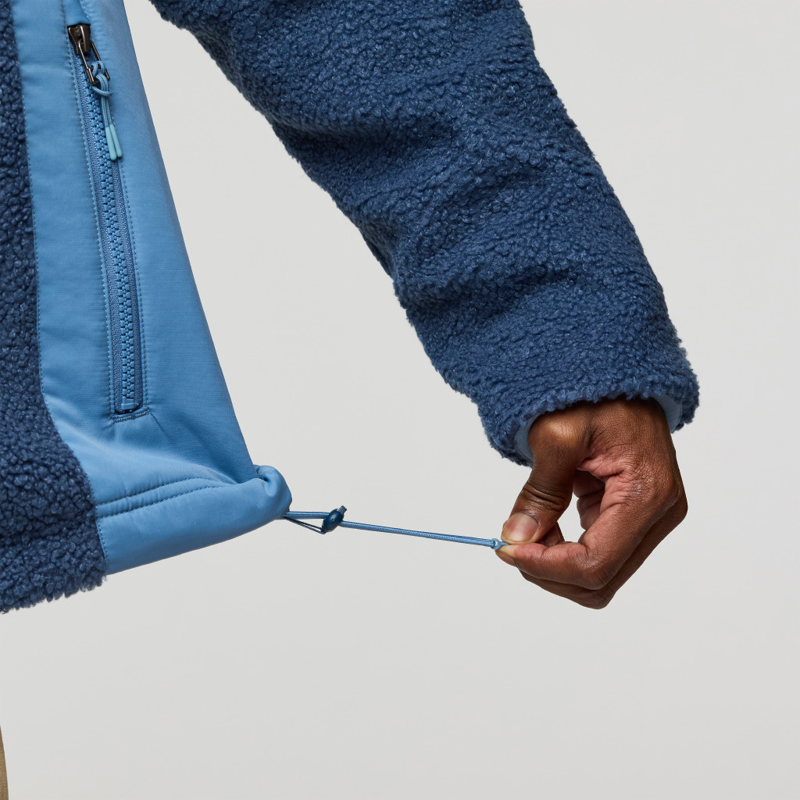 Cotopaxi Men's Bacano Fleece Jacket in Deep Sea and Fjord-7