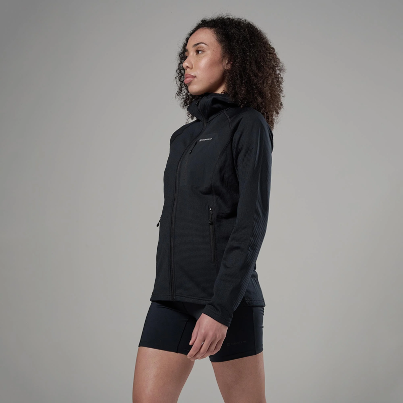 Montane Women's Protium CP Hoodie in Black-1