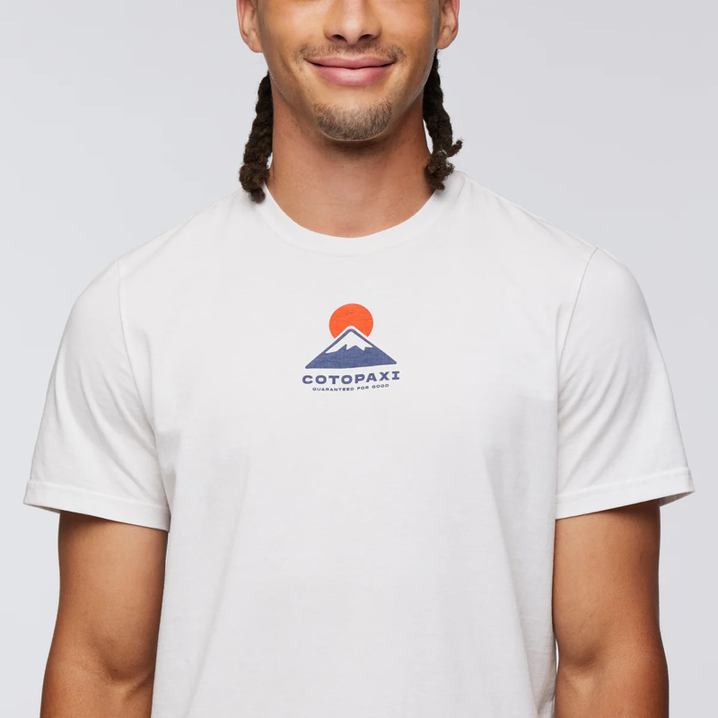 Cotopaxi Men's Mountain T-Shirt in White-5