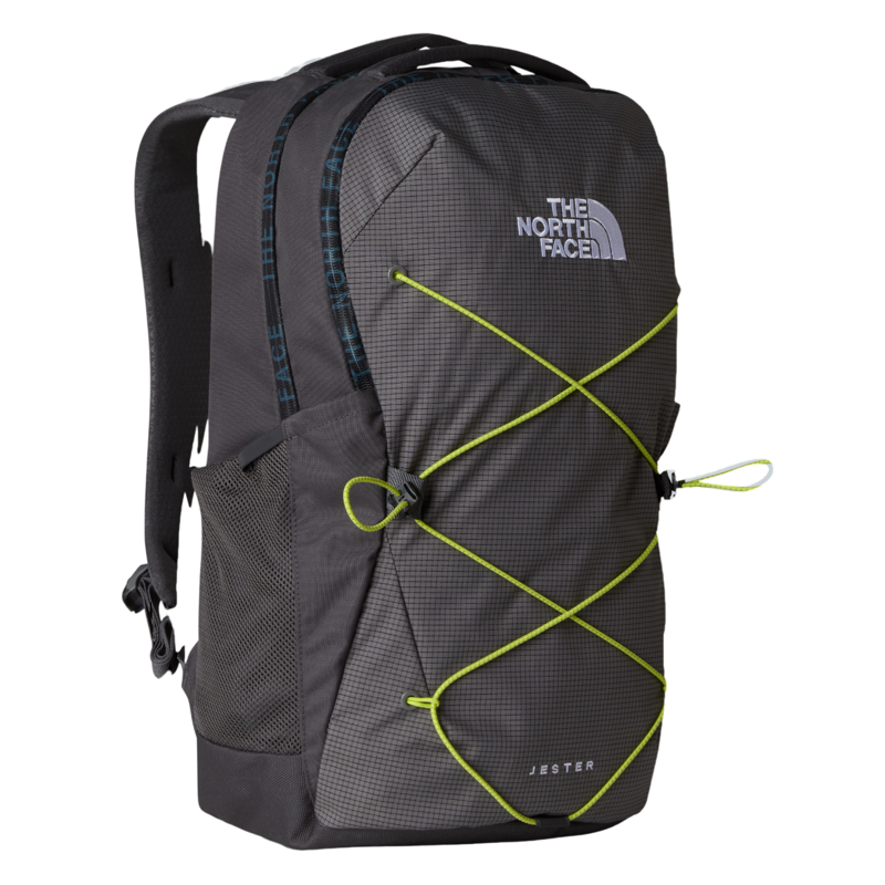 The North Face Jester Backpack in Anthracite Grey/Smoked Pearl/Fizz Lime