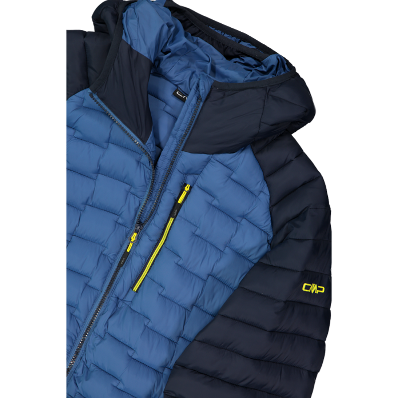 CMP Men's Sorona Padded Hooded Jacket in Bluestone-5
