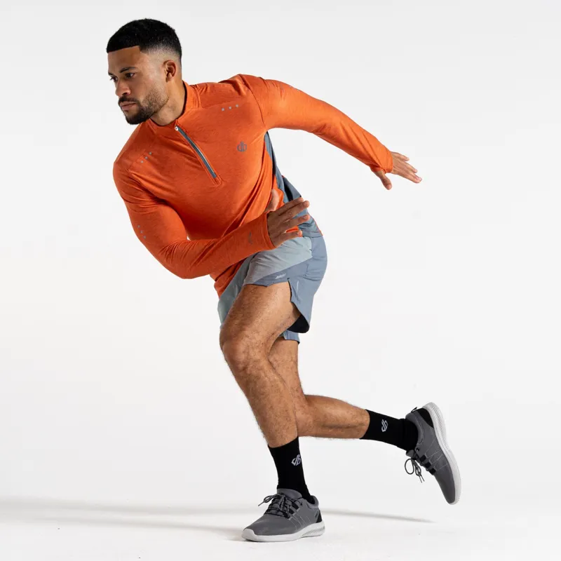 Dare2b Men's Power Up III Jersey in Spicy Route Marl-9