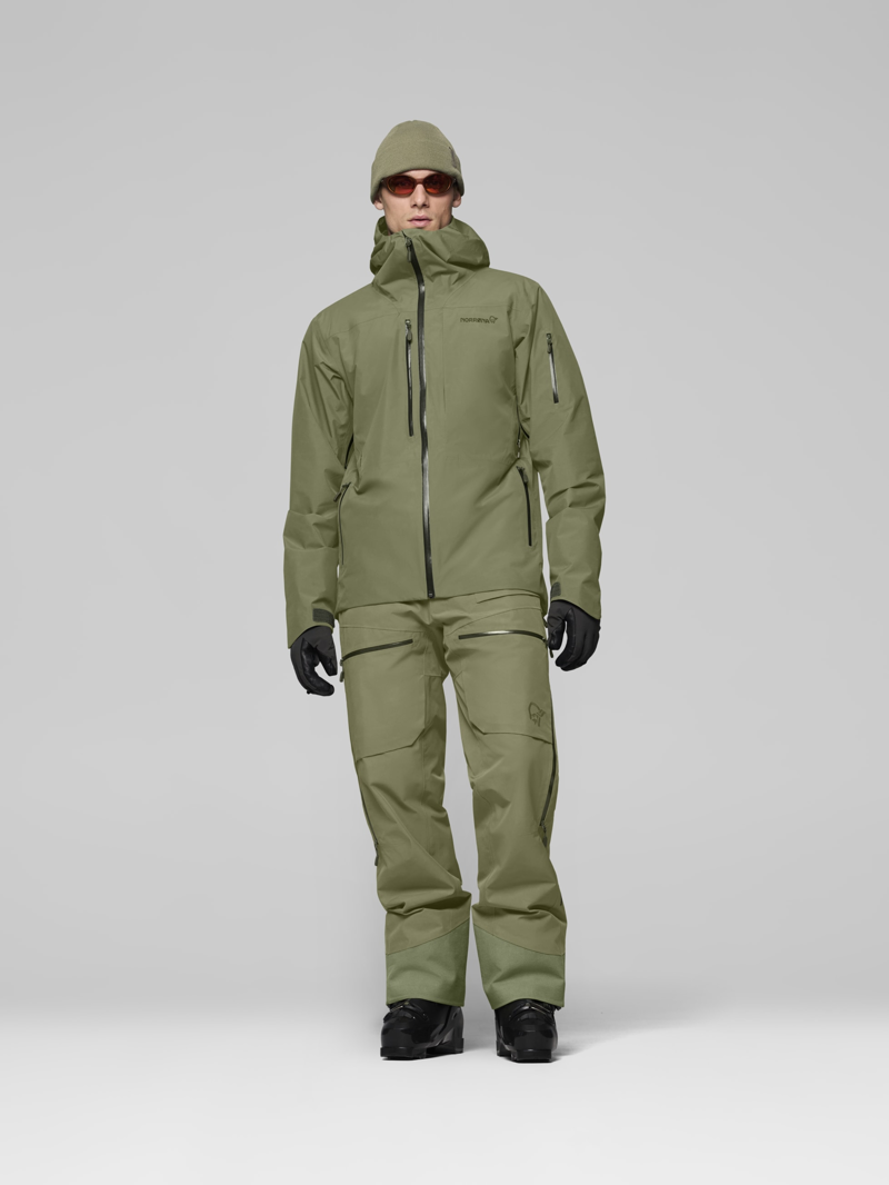 Norrona Men's Lofoten Gore-Tex Insulated Jacket in Deep Lichen Green-5