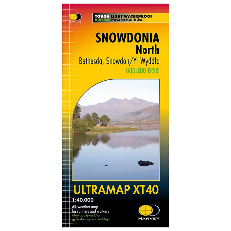 Harvey Maps Ultramap Snowdonia North: Bethesda Snowdon/Yr Wyddfa