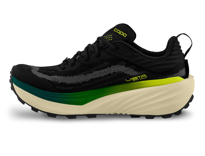 Topo Men's Vista in Black/Lime-1