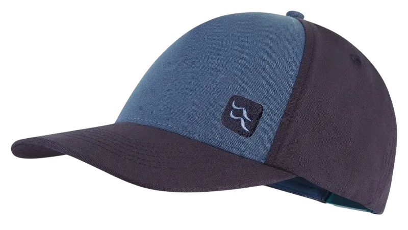 Rab Calet Embroidery Cap in Ebony/Orion Blue