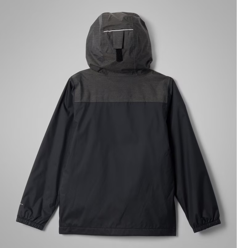 Columbia Kid's Rainy Trails III Fleece Lined Jacket in Black-1