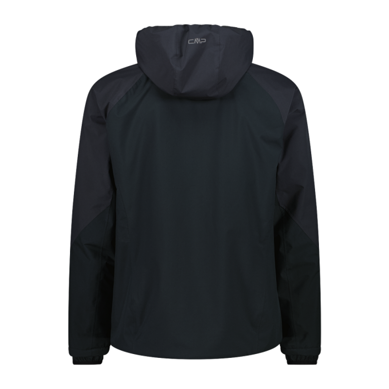 CMP Men's HighLoft Hooded Waterproof Jacket in Nero Antracite-3