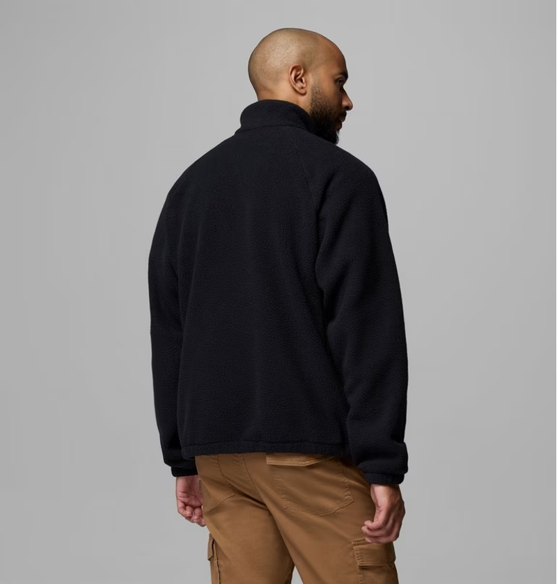 Columbia Men's Timber Crest MTR Fleece Full Zip in Black-1