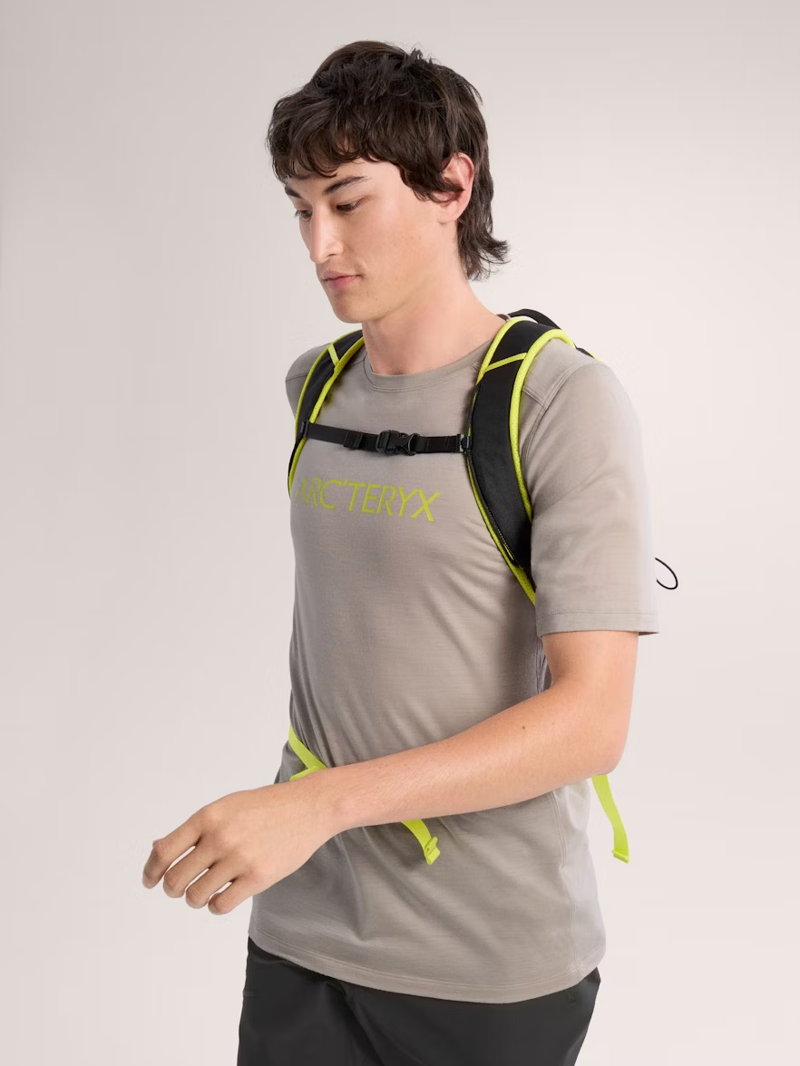 Arc'teryx Men's Ionia Merino Wool Arc'Word Logo SS in Rune/Euphoria-5