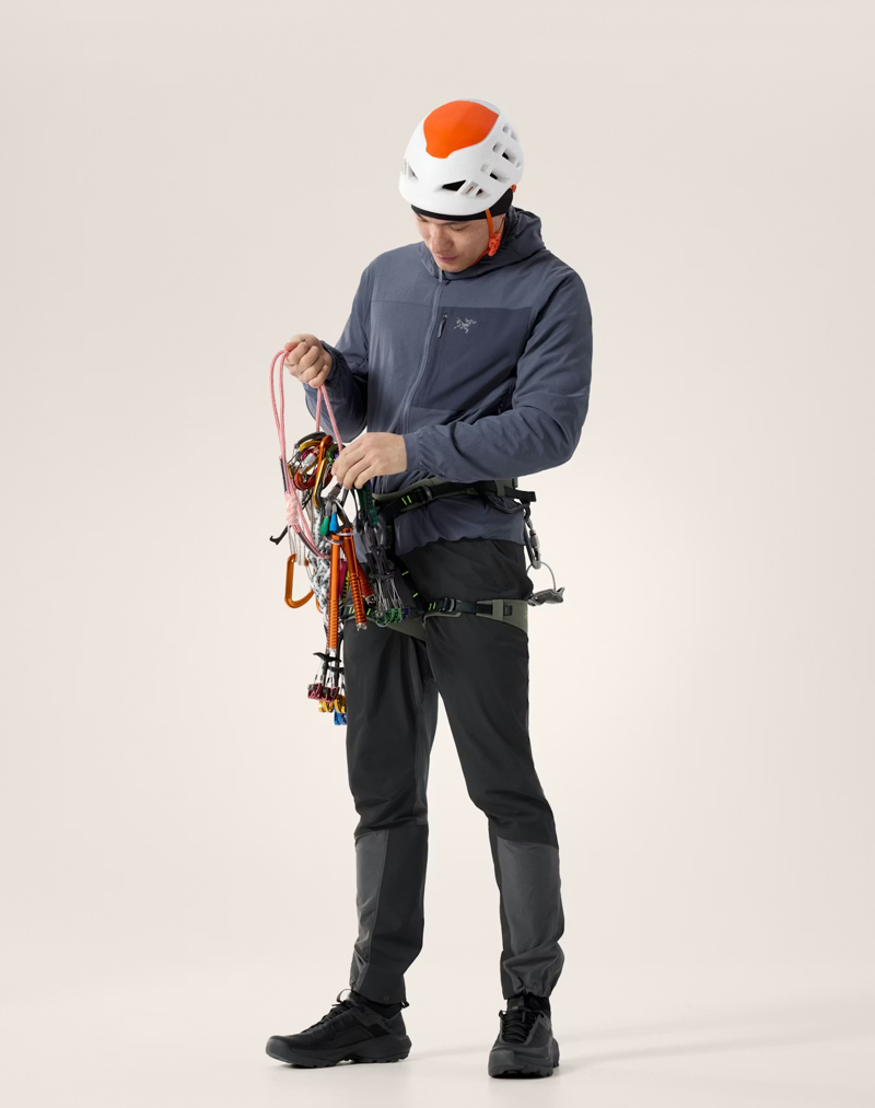 Arc'teryx Men's Proton SL Hoody in Dark Stratus/Black Sapphire-8