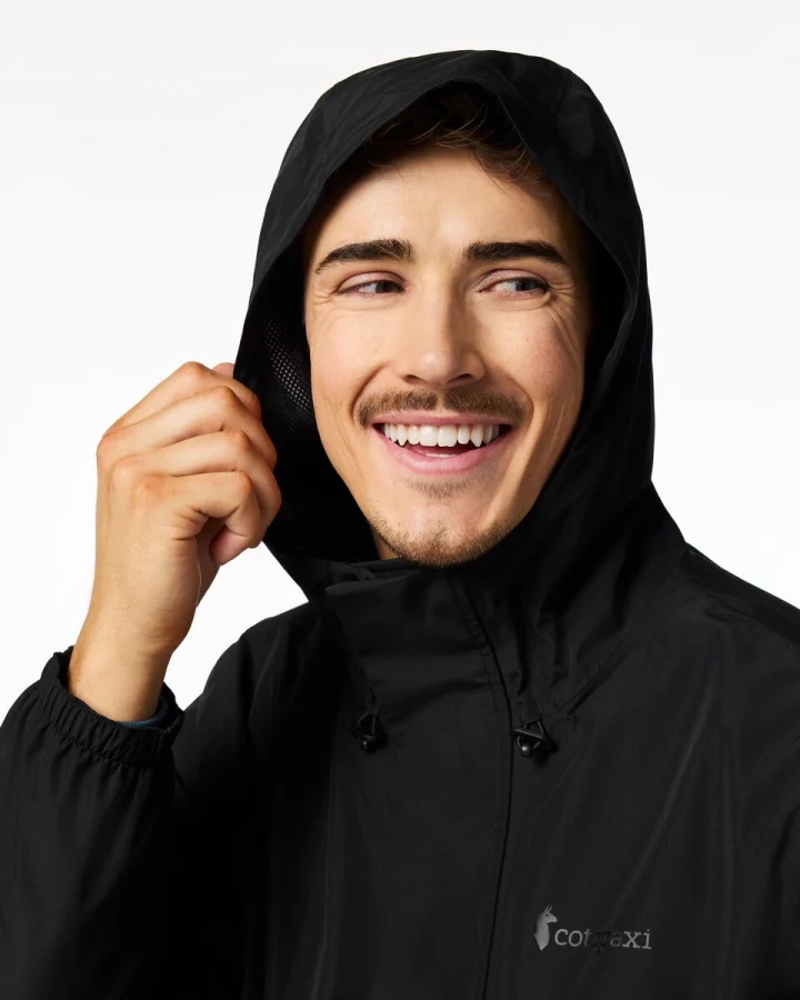 Cotopaxi Men's Rayu Rain Jacket in Black-3