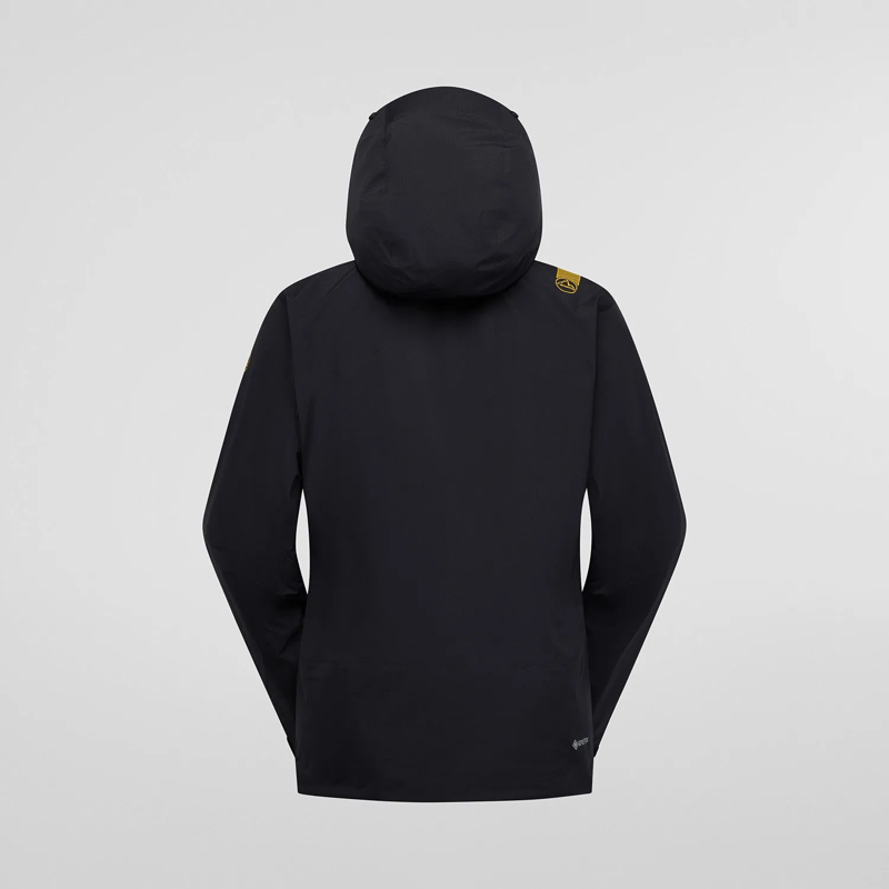 La Sportiva Men's Alpine Guide GTX Perfomance Jacket in Black/Yellow-1