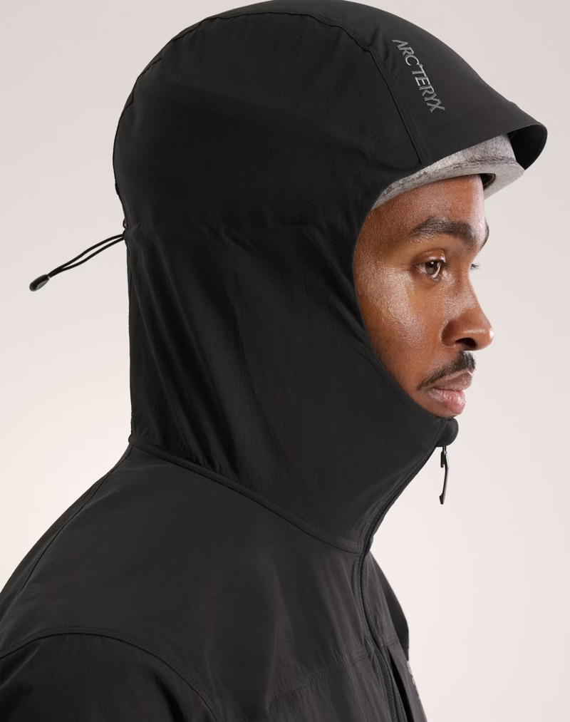 Arc'teryx Men's Gamma Lightweight Hoody in Black-6
