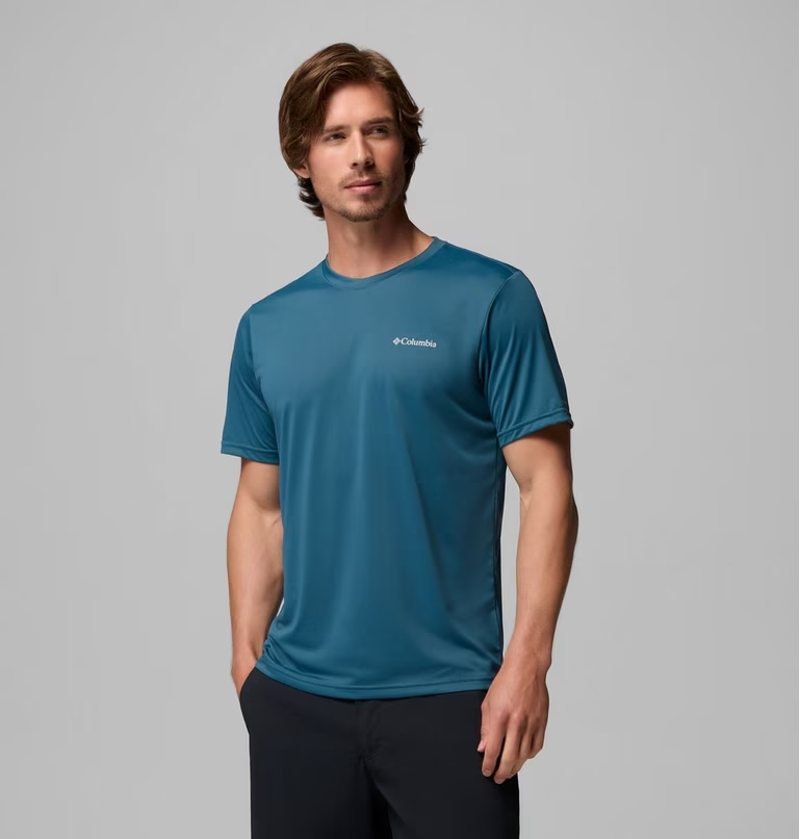 Columbia Men's Columbia Hike Crew Tee in Everblue-1