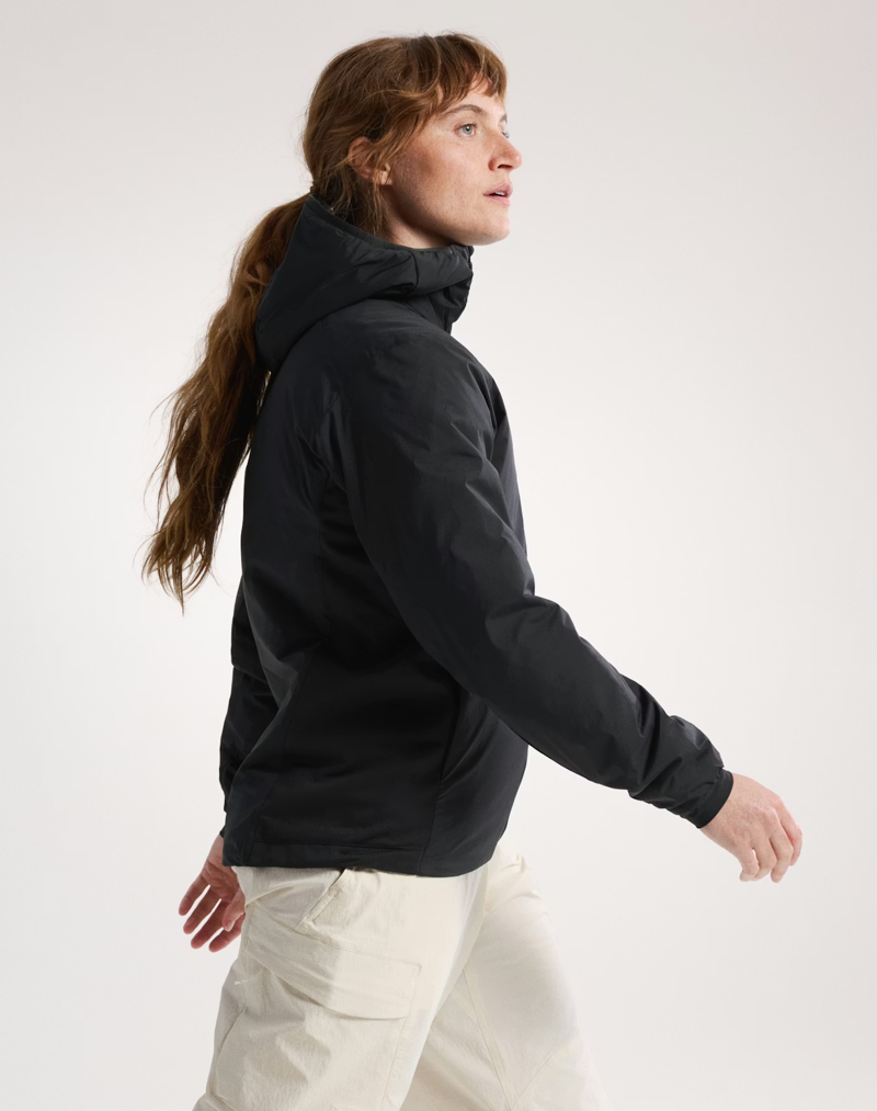 Arc'teryx Women's Atom Hoody in Black-3