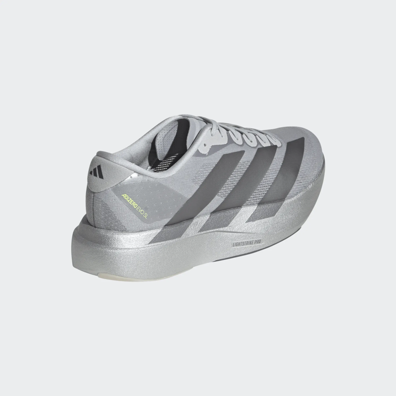 Adidas Men's Adizero Evo SL Shoes in Silver Metallic/Iron Metallic/Half Silver-2