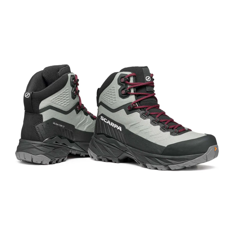 Scarpa Women's Rush TRK LT GTX in Jade/Russet Brown-4