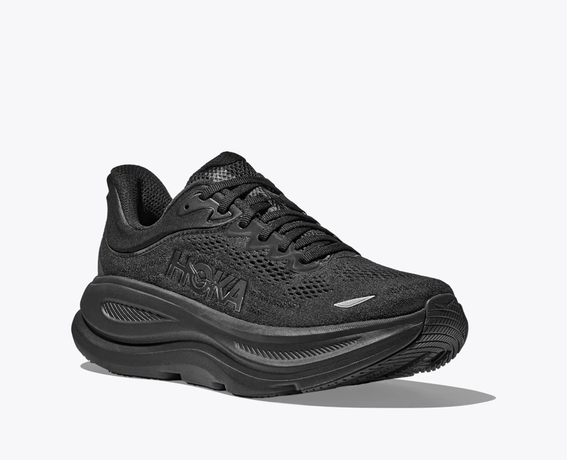 Hoka Men's Bondi 9 Wide in Black/Black-2