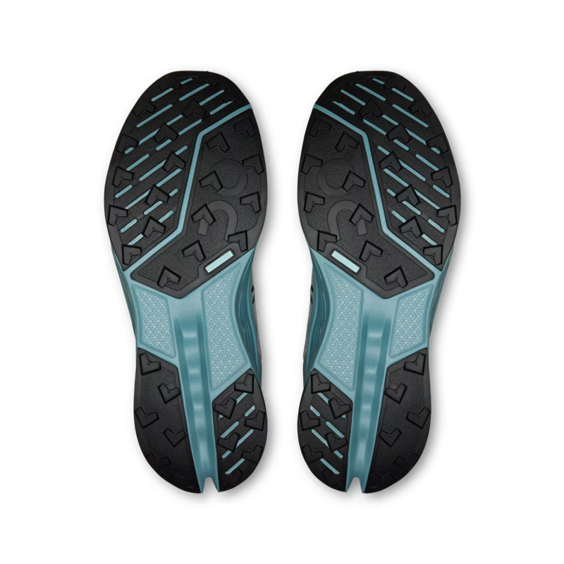On Running Men's Cloudsurfer Trail 2 in Platinum/Tide-4