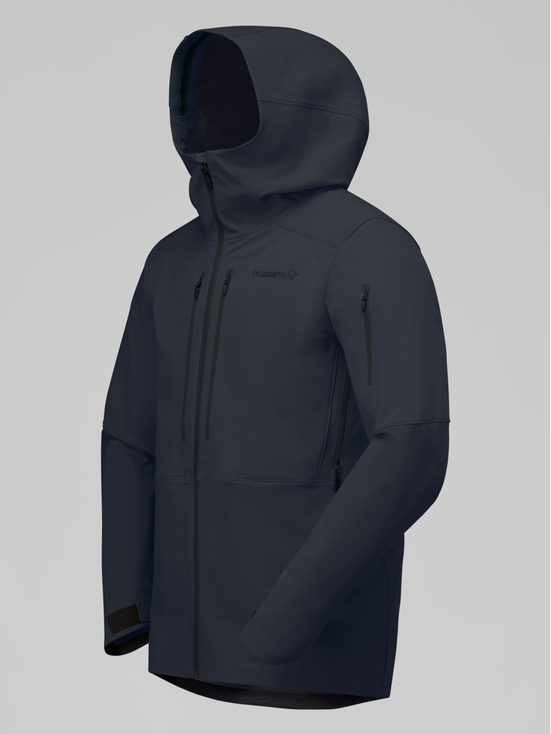 Norrona Men's Lofoten Flex1 Jacket in Caviar Black-1