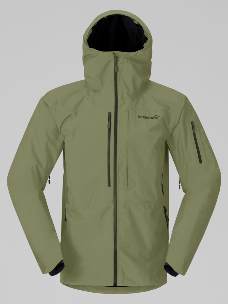Norrona Men's Lofoten Gore-Tex Insulated Jacket in Deep Lichen Green-2