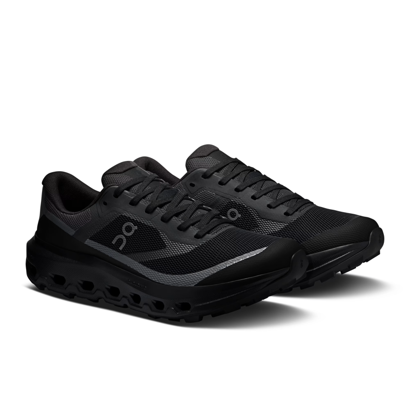 On Running Women's Cloudvista 3 Waterproof in Black/Black-2