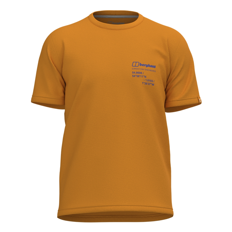 Berghaus Men's Mount 10 Essential Tee in Orange
