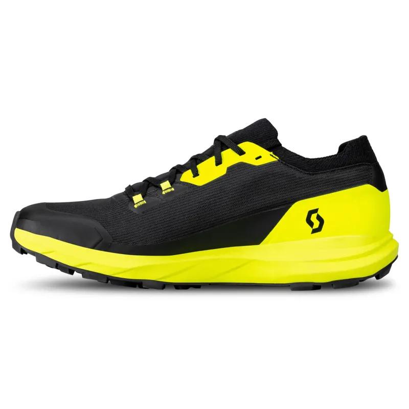 Scott Men's Supertrac RC 3 Shoes in Black/Safety Yellow-3