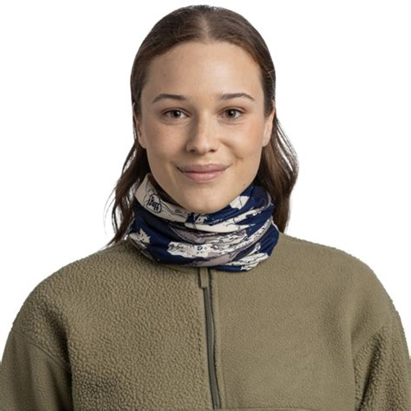 Buff Original Ecostretch Neckwear in Esyr Midnight Navy-2