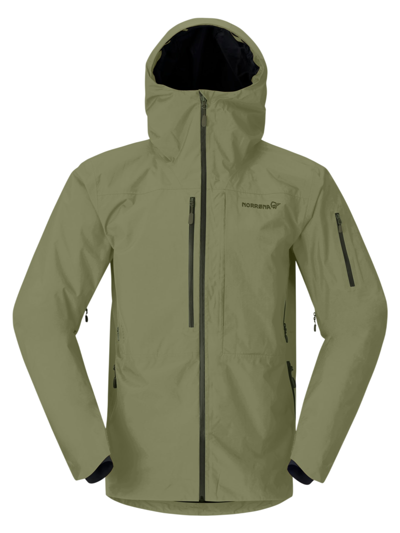 Norrona Men's Lofoten Gore-Tex Insulated Jacket in Deep Lichen Green