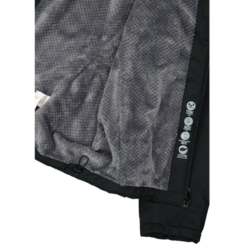 CMP Men's HighLoft Hooded Waterproof Jacket in Nero Antracite-5