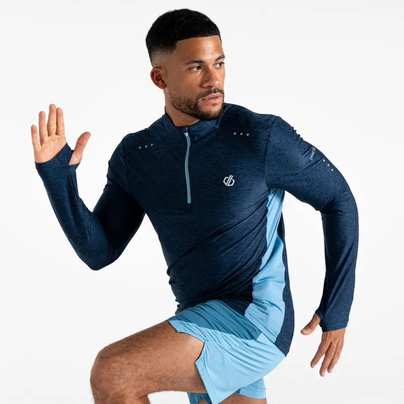 Dare2b Men's Power Up III Jersey in Moonlight Denim Marl-9