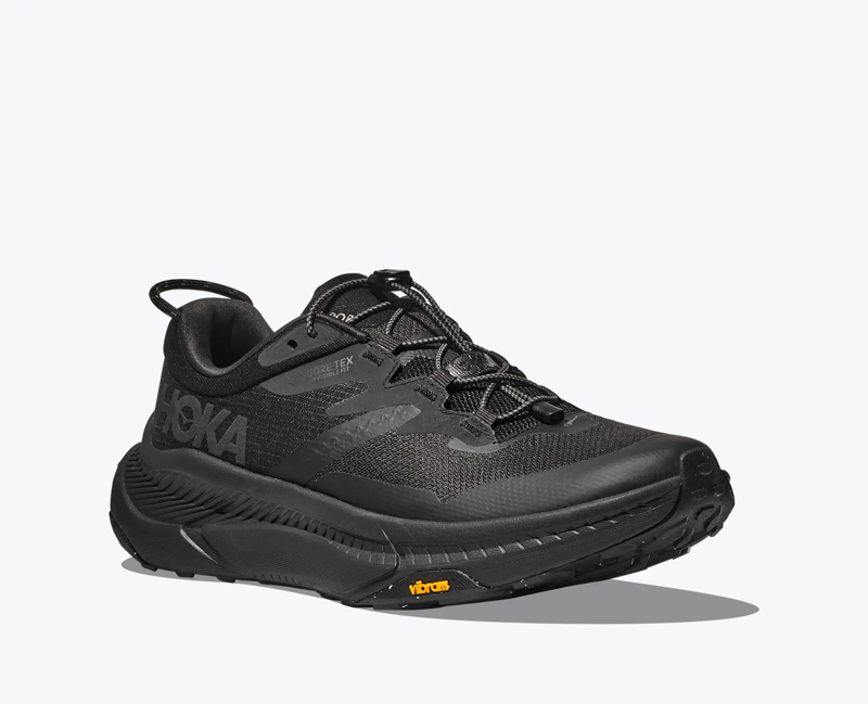 Hoka Women's Transport GTX in Black/Black-3