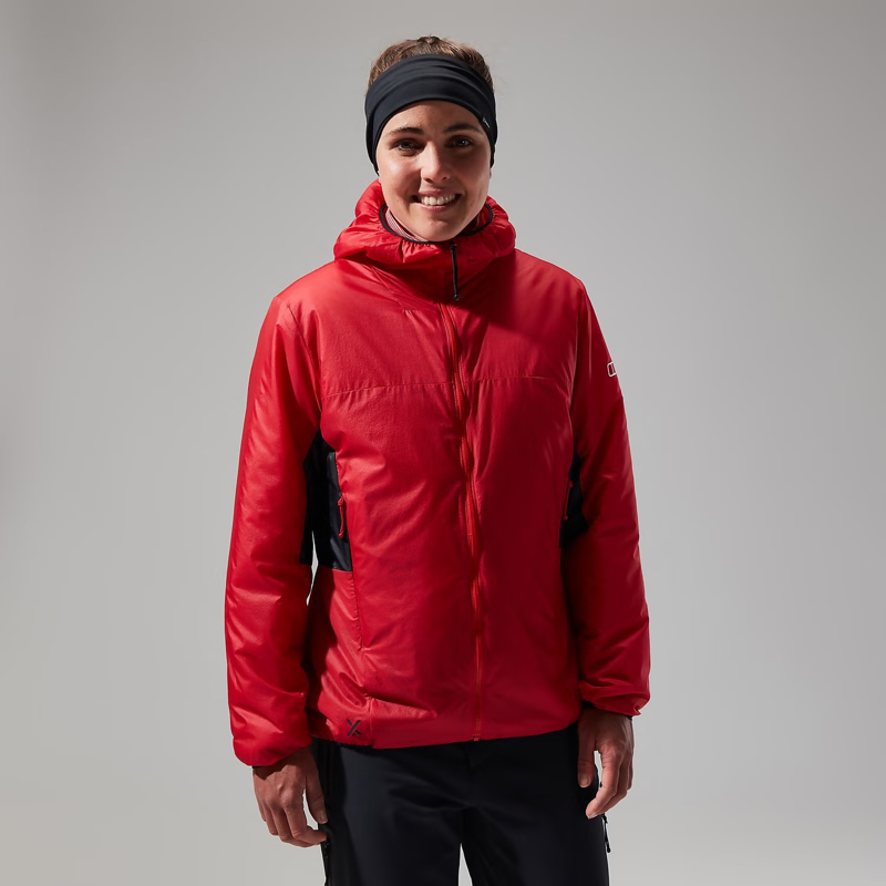 Berghaus Women's MTN Arete LB Synthetic Hoody in Red/Black-7