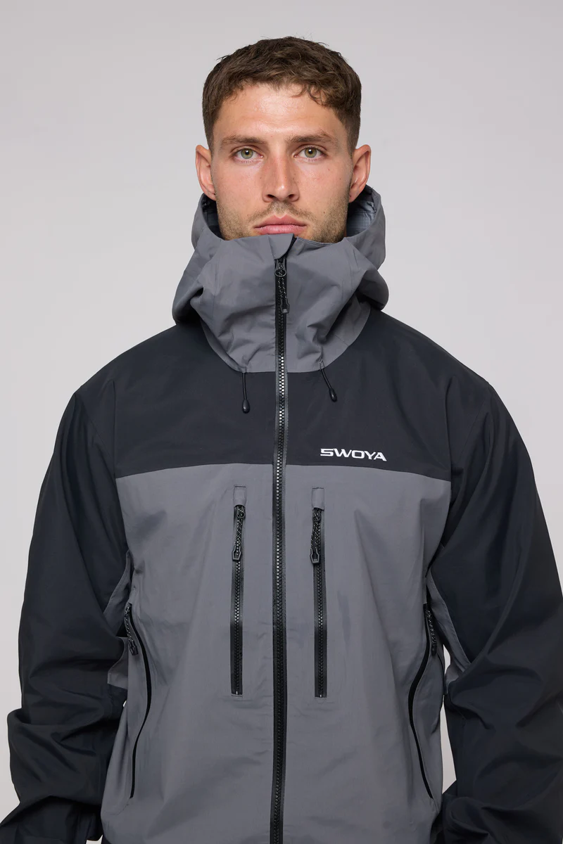 Swoya Men's SS1 Hardshell in Black/Grey-1