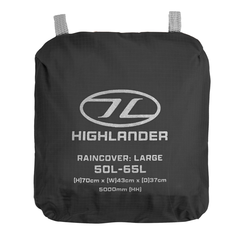 Highlander Duck's Back Raincover in Black - Large-3