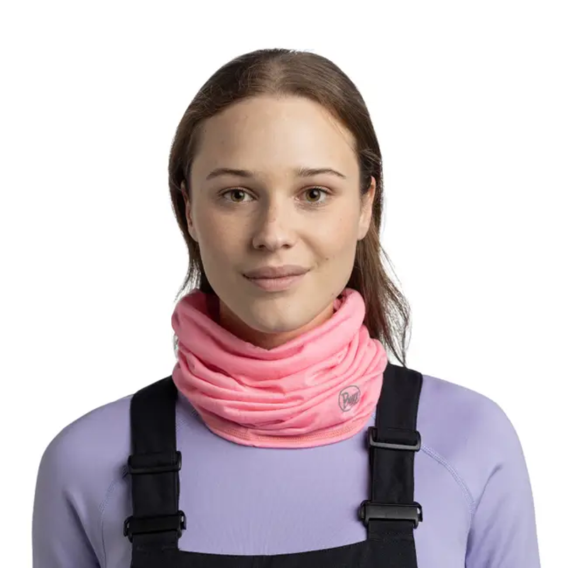 Buff Merino Lightweight Neckwear in Solid Rose Pink-2