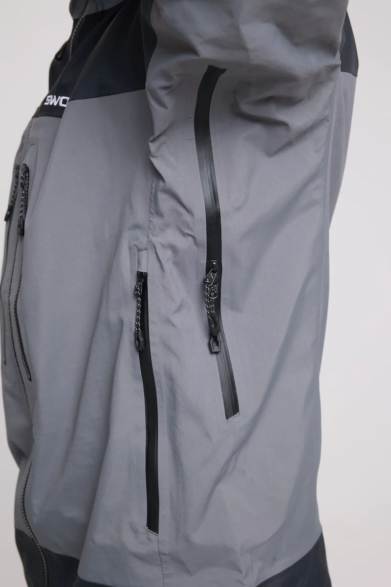 Swoya Men's SS1 Hardshell in Black/Grey-10