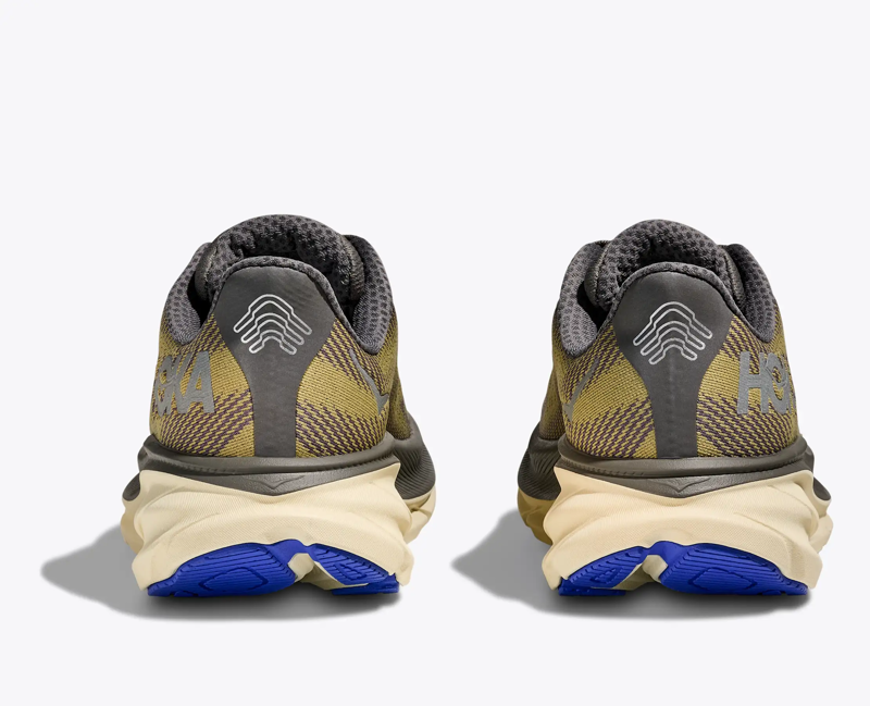 Hoka Men's Clifton 9 GTX in Gravel/Eggshell-7