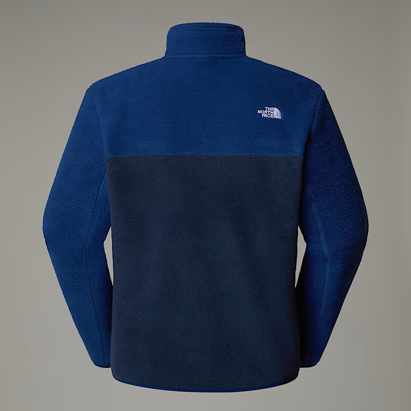 The North Face Men's Yumiori 1/4 Zip Fleece Jacket in Summit Navy/Estate Blue-1