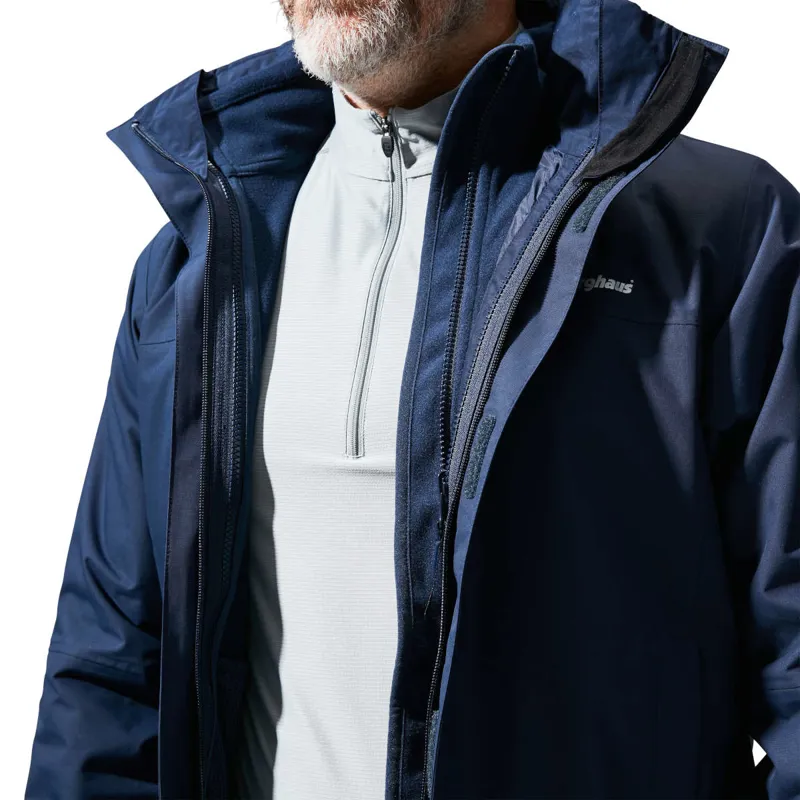 Berghaus Men's RG Alpha 2.0 Gemini 3in1 Jacket in Dark Blue-3