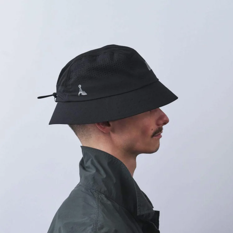Vaga Feather Bucket Hat in Black-5