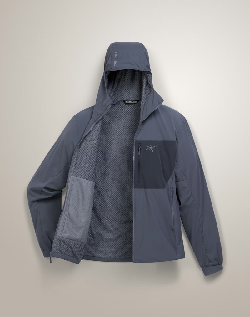 Arc'teryx Men's Proton SL Hoody in Dark Stratus/Black Sapphire-2