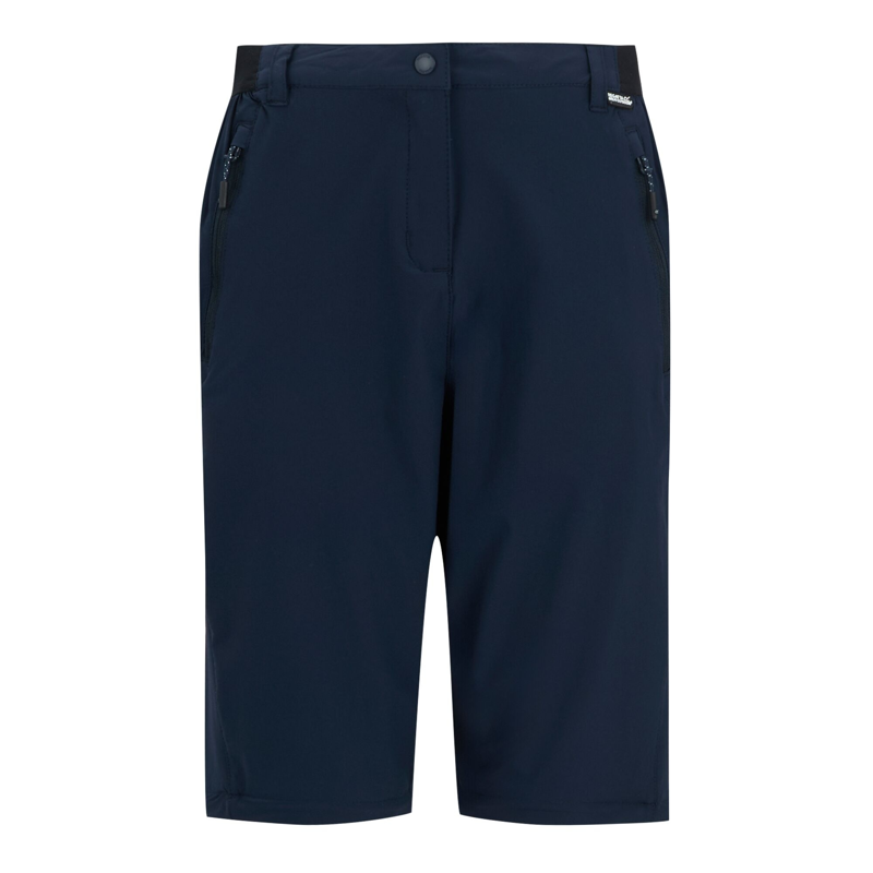 Regatta Women's Travel Light II Zip Off Packaway Trousers in Navy-3