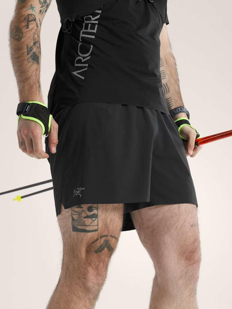 Arc'teryx Men's Norvan 5 Shorts in Black-4