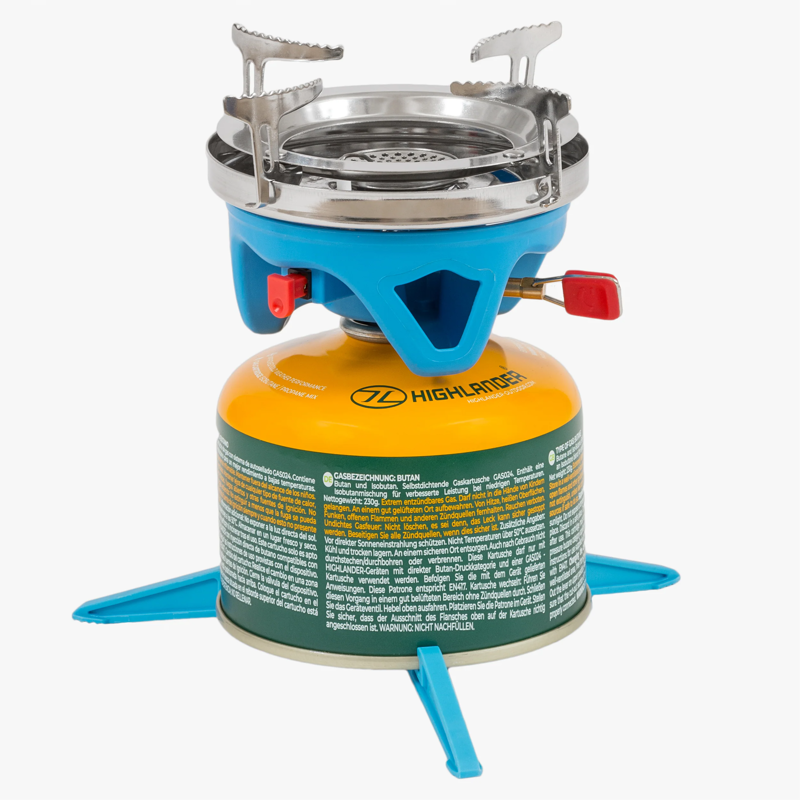 Highlander Blade Fastboil 3 Camping Gas Stove 1.1L in Blue-1