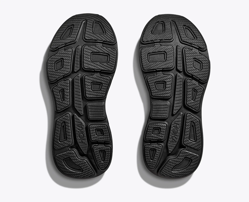 Hoka Men's Bondi 9 Wide in Black/Black-6