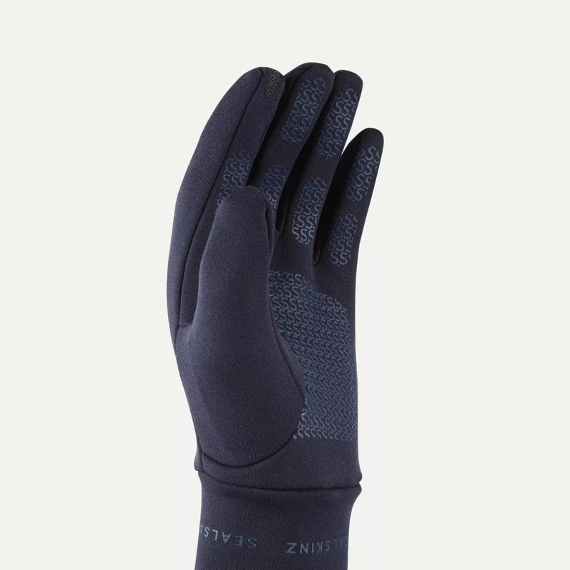 Sealskinz Acle Water Repellent Nano Fleece Glove in Navy-1