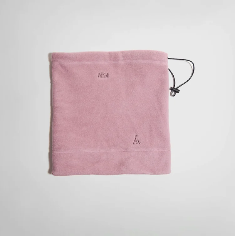 Vaga Fleece Neck Gaiter in Dusky Rose-1